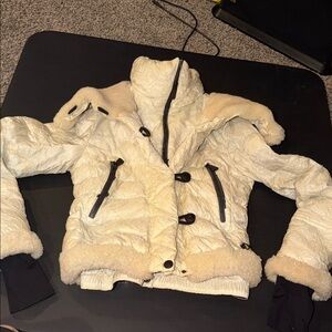 Moncler Grenoble Cream Puffer Jacket
